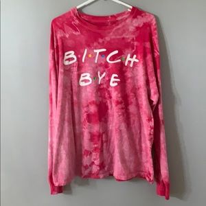 Pink tie dye